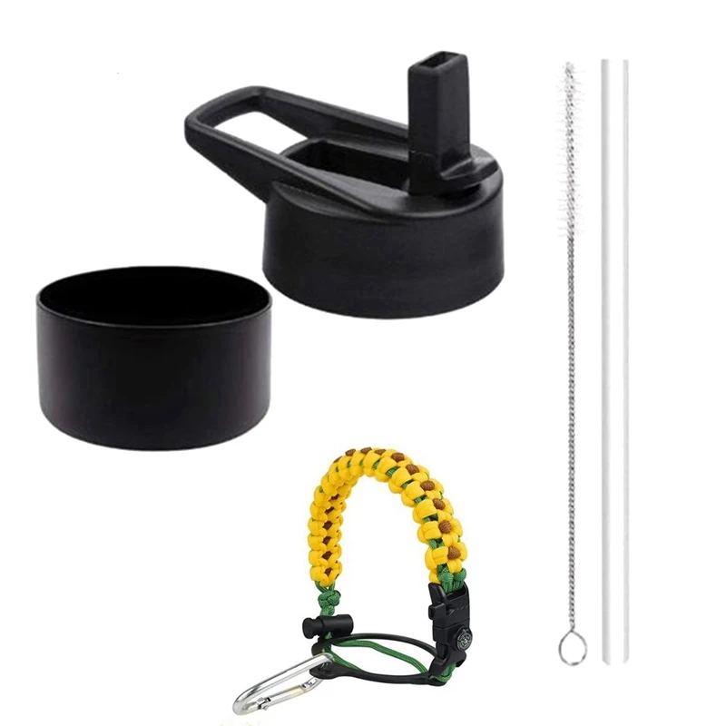 Umbrella Rope Handle for Hydro Flask 32/ 40 Oz Wide Mouth Bottle,with Safety Ring,Compass and Carabiner Water Bottle Lid
Umbrella Rope Handle for Hydro Flask 32/ 40 Oz Wide Mouth Bottle,with Safety Ring,Compass and Carabiner Water Bottle Lid