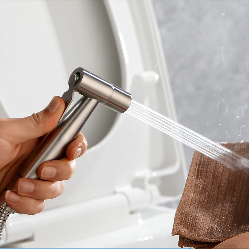 Stainless Steel Bathroom Sprayer Set Toilet Hand Bidet Faucet 1.5m Hose Tank Hook Bidet Sprayer Multi Function Hand Shower Kit
Stainless Steel Bathroom Sprayer Set Toilet Hand Bidet Faucet 1.5m Hose Tank Hook Bidet Sprayer Multi Function Hand Shower Kit