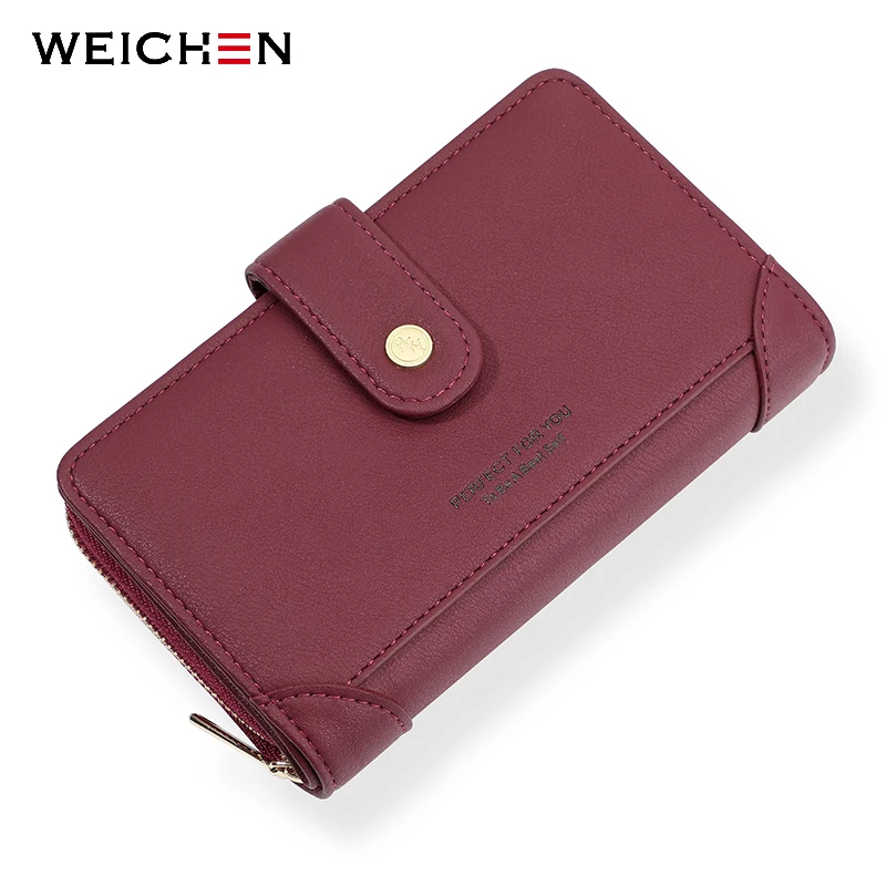 WEICHEN New Zipper Pocket Design Women's Wallets For Women Soft PU Leather Ladies Coin Purse Female Card Holder Small Wallets
WEICHEN New Zipper Pocket Design Women's Wallets For Women Soft PU Leather Ladies Coin Purse Female Card Holder Small Wallets