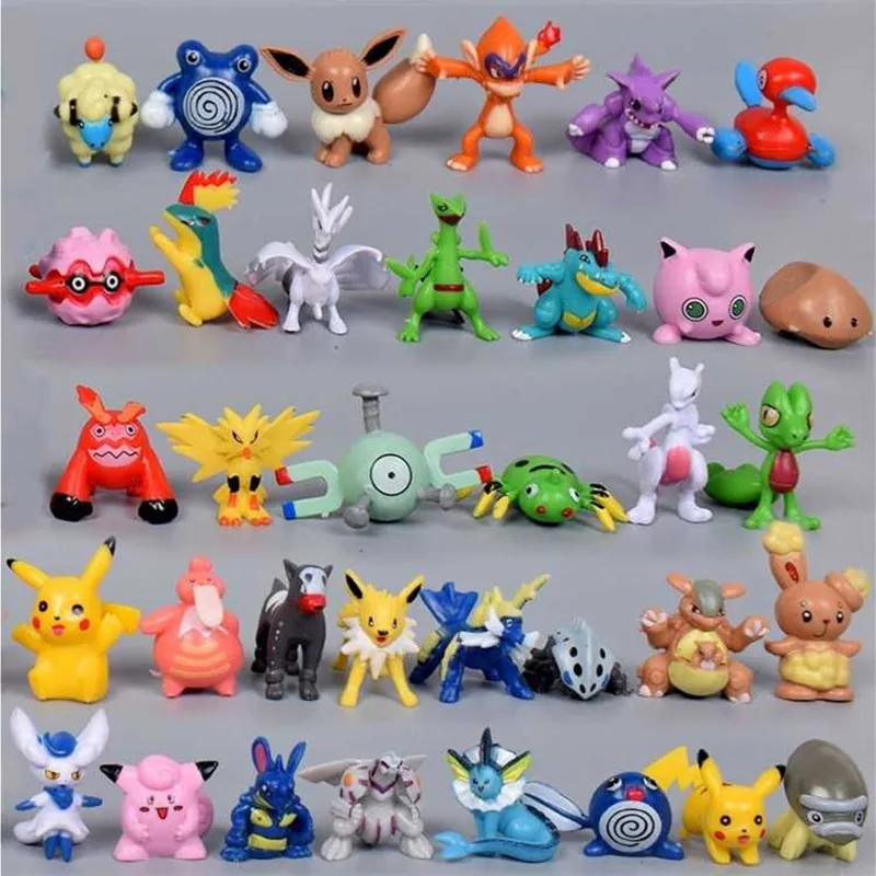 Tomy Pokemon 144 шт. чармандер попплио Литтен Пикачу ролет Treecko Eevee Fennekin Greninja покемон