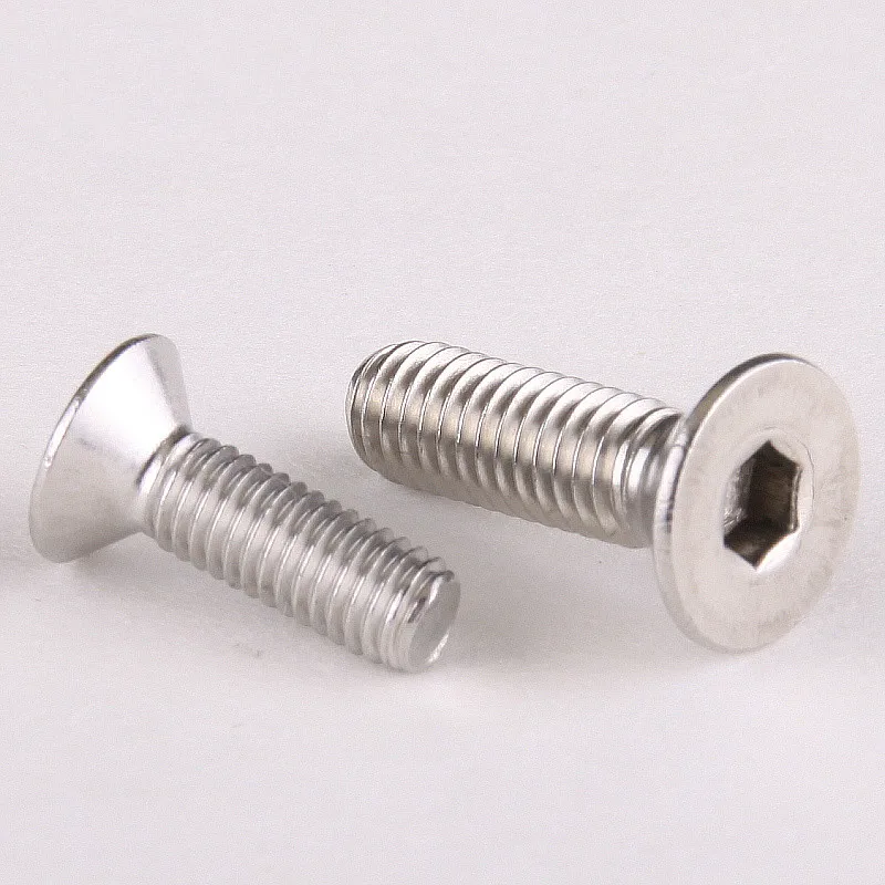 50PCS DIN7991 A2-70 Flat Head Socket Cap Screw Hex Screws Bolts 304 Stainless Steel M3*4/5/6/8/10/12/14/16...50mm
50PCS DIN7991 A2-70 Flat Head Socket Cap Screw Hex Screws Bolts 304 Stainless Steel M3*4/5/6/8/10/12/14/16...50mm