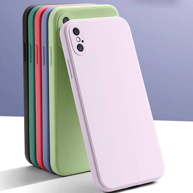 Square Liquid Silicone Phone Case For iPhone 12 11 Pro Max XS XR 8 7 6 6s SE 2020 Camera Lens Protective Case
Square Liquid Silicone Phone Case For iPhone 12 11 Pro Max XS XR 8 7 6 6s SE 2020 Camera Lens Protective Case