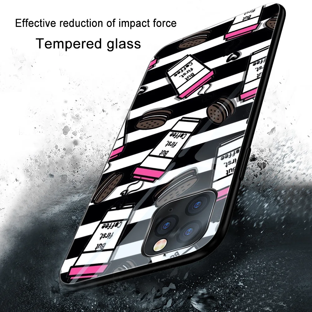 Stripe Case For iPhone 11 12 Pro Max XS X XR 7 8 Plus mini Back Cover For iPhone SE 2020 Tempered glass Phone Cases Funda Coque
Stripe Case For iPhone 11 12 Pro Max XS X XR 7 8 Plus mini Back Cover For iPhone SE 2020 Tempered glass Phone Cases Funda Coque