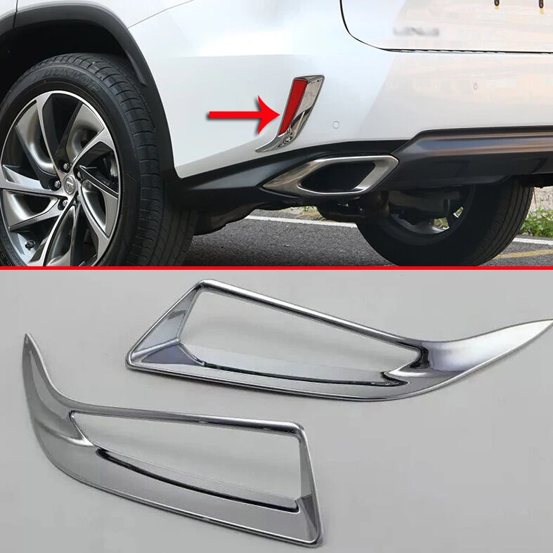 For Lexus RX Class RX350 RX405h 2016-2018 ABS Chrome Rear Fog Light Lamp Cover Trim Molding Bezel Garnish
For Lexus RX Class RX350 RX405h 2016-2018 ABS Chrome Rear Fog Light Lamp Cover Trim Molding Bezel Garnish