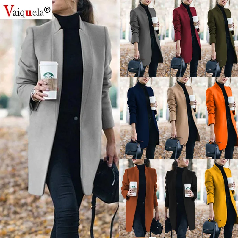 2021 Autumn/Winter Coat New European and American fashion solid color vertical collar coat fall clothes for women fur coat women
2021 Autumn/Winter Coat New European and American fashion solid color vertical collar coat fall clothes for women fur coat women
