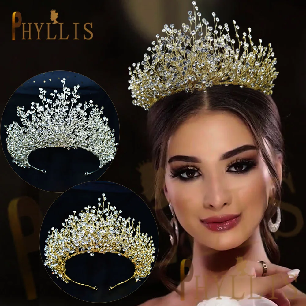 A341 Full Shiny Bridal Crown Rhinestone Headband Wedding Tiaras Bridal Headpiece Elegant Prom Headwear Luxury Party Headdress
A341 Full Shiny Bridal Crown Rhinestone Headband Wedding Tiaras Bridal Headpiece Elegant Prom Headwear Luxury Party Headdress