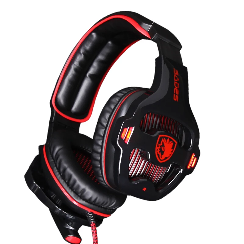 SA903 Noise Cancelling Stereo USB Gaming Headphone Headset External USB Sound Card With Microphone
SA903 Noise Cancelling Stereo USB Gaming Headphone Headset External USB Sound Card With Microphone