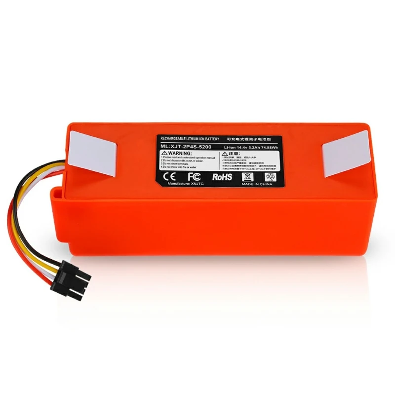 Robotic Vacuum Cleaner Replacement Battery 5200/6500mAh for xiaomi Robot Roborock Accessory Spare Parts Li-ion Battery H05F
Robotic Vacuum Cleaner Replacement Battery 5200/6500mAh for xiaomi Robot Roborock Accessory Spare Parts Li-ion Battery H05F
