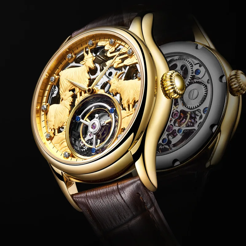 2021 Brand Ultra-Thin Men Watch Mechanical Automatic Tourbillon Male Wristwatch 3D Embossed Hollow Waterproof Fashion Man Clock
2021 Brand Ultra-Thin Men Watch Mechanical Automatic Tourbillon Male Wristwatch 3D Embossed Hollow Waterproof Fashion Man Clock