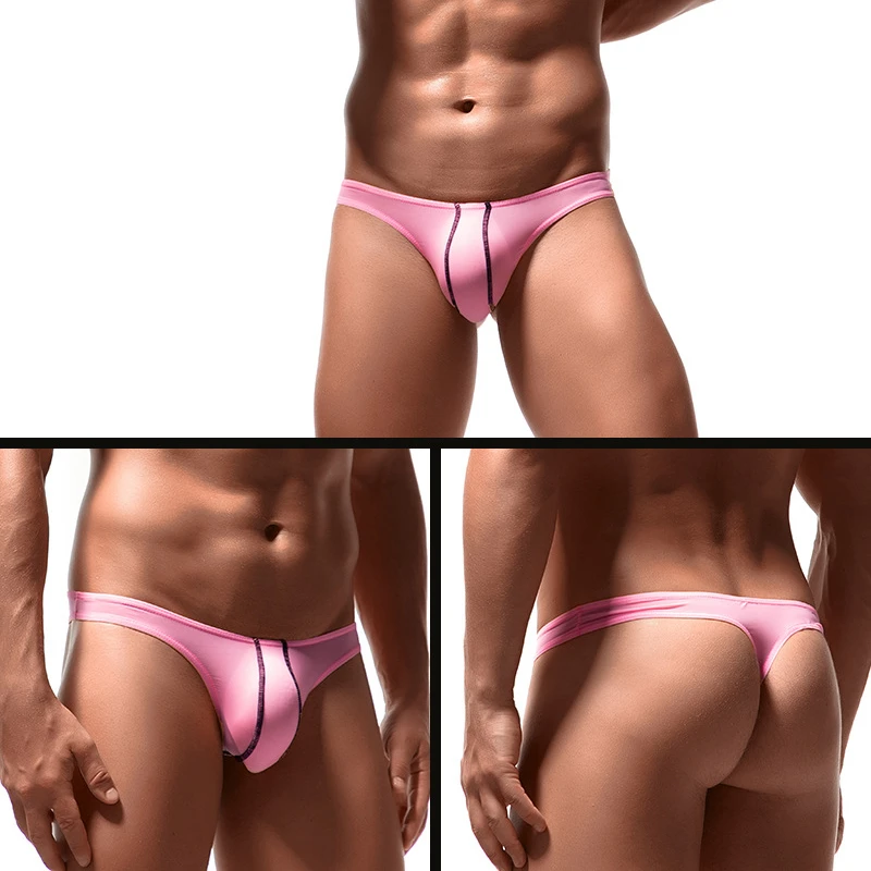 Large size Men underwear U convex thin ice silk thong low waist GAY stripes Homme Jockstrap Men's Briefs Underpants Male Pouch P
Large size Men underwear U convex thin ice silk thong low waist GAY stripes Homme Jockstrap Men's Briefs Underpants Male Pouch P