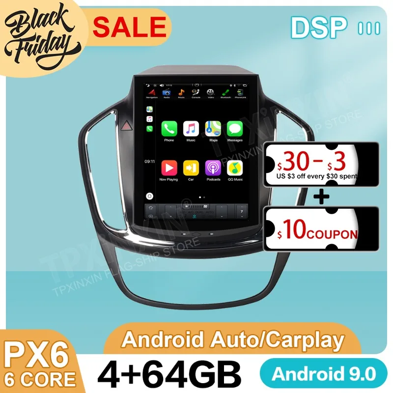 Android 9.0 4G+64GB Tesla Style For Baojun 560 2015 Car GPS Navigation Carplay Auto Radio Stereo Multimedia Player Head Unit
Android 9.0 4G+64GB Tesla Style For Baojun 560 2015 Car GPS Navigation Carplay Auto Radio Stereo Multimedia Player Head Unit