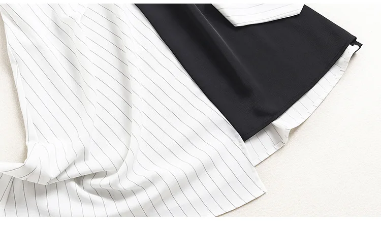 Irregular Design Striped Short Sleeve Dress Summer 2021 New Color Contrast Patchwork Midi Dress Office Lady Robe Longue
Irregular Design Striped Short Sleeve Dress Summer 2021 New Color Contrast Patchwork Midi Dress Office Lady Robe Longue