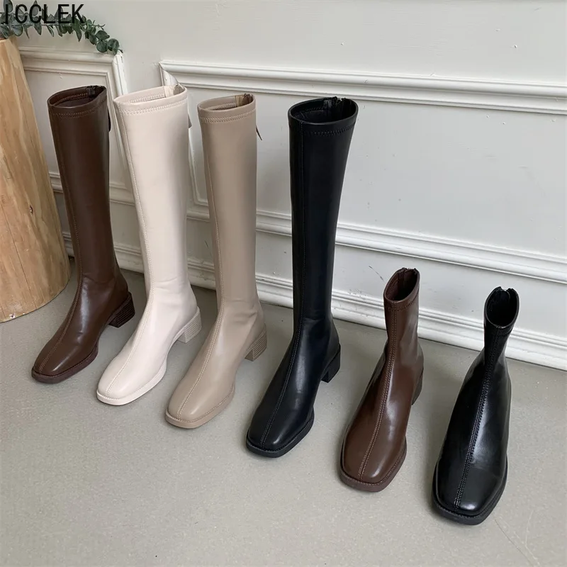 2022 Winter Boots Women Luxury Designer Knee High Booties Thigh High Leather Bootties Fashion Zippers Long botas de mujer
2022 Winter Boots Women Luxury Designer Knee High Booties Thigh High Leather Bootties Fashion Zippers Long botas de mujer