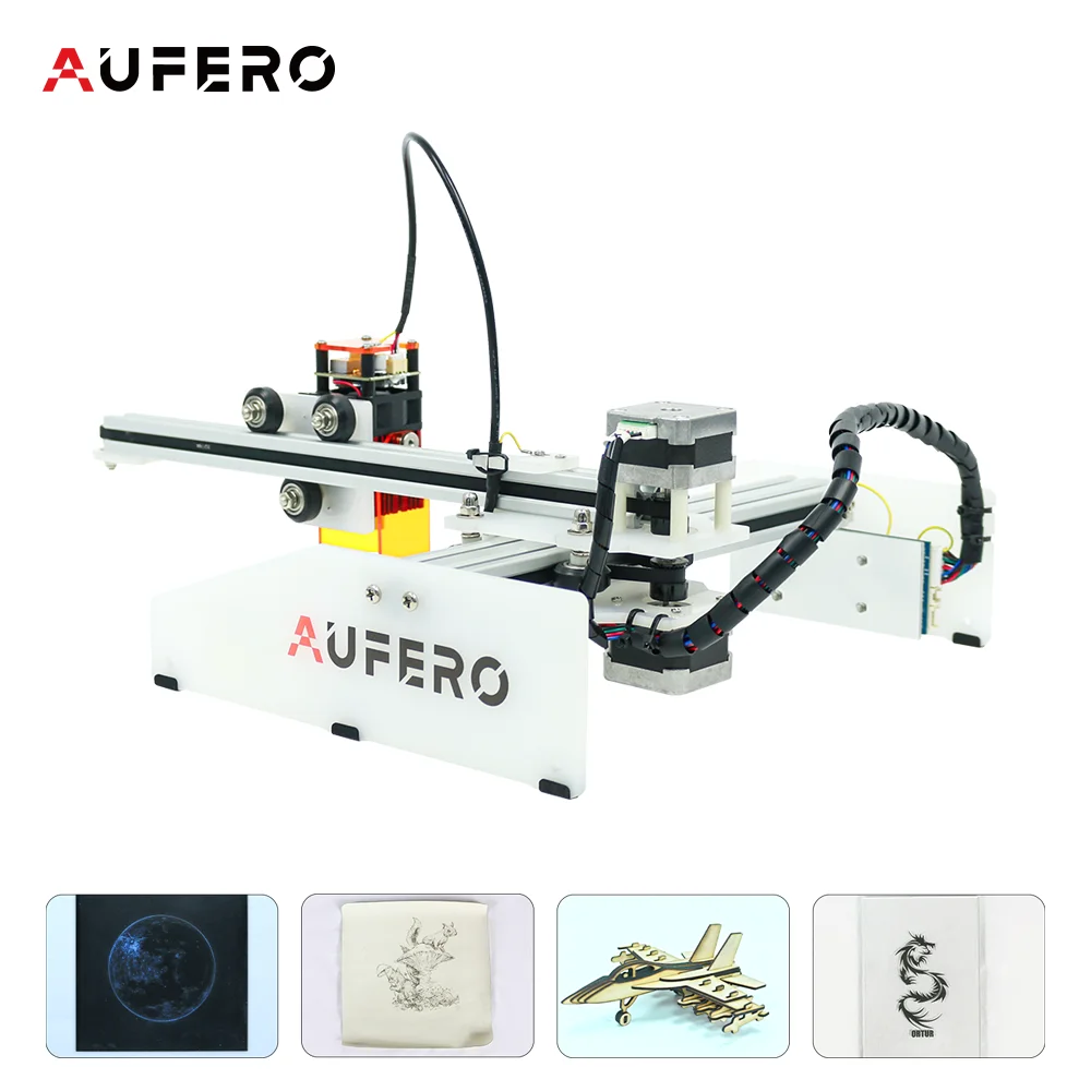 

Portable Aufero Laser One High Speed Aluminum Steel Plastic Text Pattern Logo Qr Diode Laser Marking Engraving Printing Machine