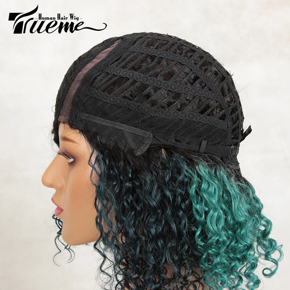 Trueme Short Human Hair Wigs For Women 100% Remy Brazilian Curly Hair Ombre Mix Colors I Part Lace Wigs
Trueme Short Human Hair Wigs For Women 100% Remy Brazilian Curly Hair Ombre Mix Colors I Part Lace Wigs