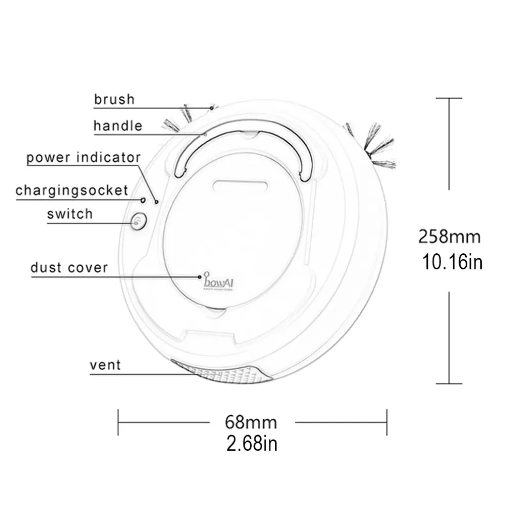 Multifunctional Smart Sweeping Robot Charging Lazy Vacuum Cleaner Small Household Cleaner Sweeping Machine
Multifunctional Smart Sweeping Robot Charging Lazy Vacuum Cleaner Small Household Cleaner Sweeping Machine