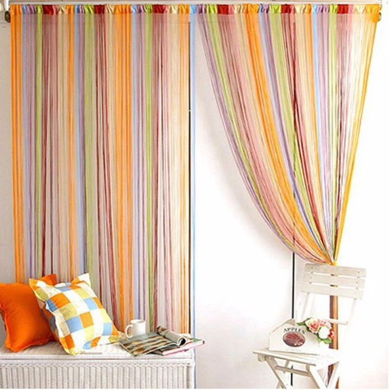 Multi-Color Line Curtain Room Divider Strip Tassel Curtain Tassel String Indoor Decor For Living Room Door Wall Window
Multi-Color Line Curtain Room Divider Strip Tassel Curtain Tassel String Indoor Decor For Living Room Door Wall Window