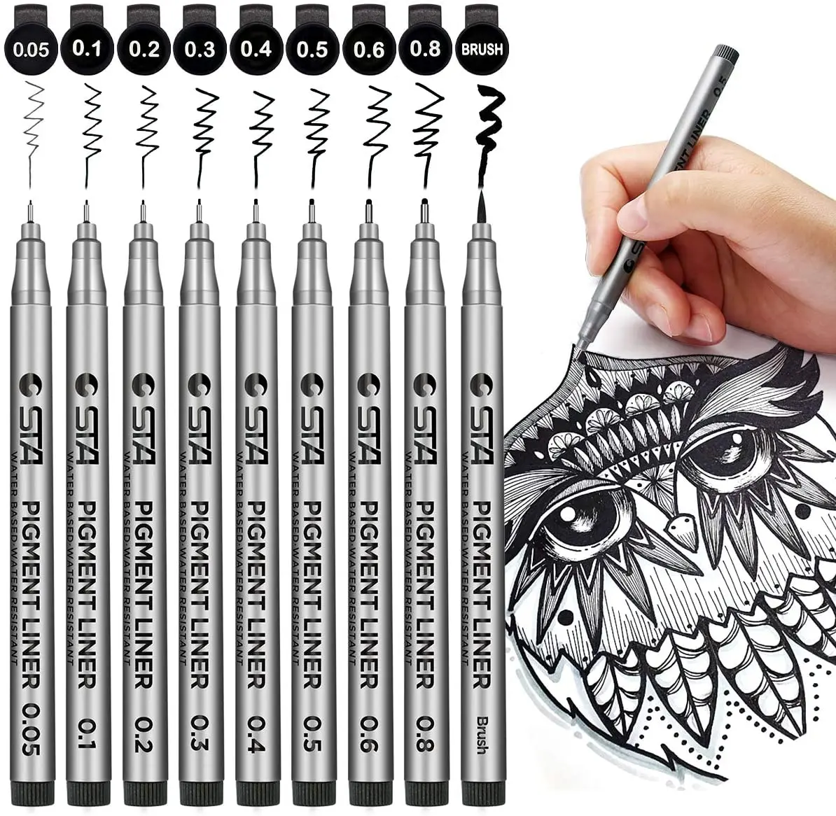 Точные черные ручки с чернилами Micro-Pen, водостойкие чернильные ручки для рисования, искусственная фотография, разноцветные ручки для рисова...
Точные черные ручки с чернилами Micro-Pen, водостойкие чернильные ручки для рисования, искусственная фотография, разноцветные ручки для рисова...