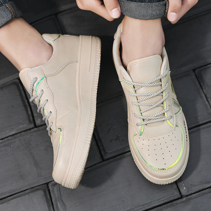 SONECHOKI Fashion Skateboarding Shoes Men Hard-Wearing Sneakers Reflective Outdoor Trainer Lace Up Casual Gym Sport Walking Shoe
SONECHOKI Fashion Skateboarding Shoes Men Hard-Wearing Sneakers Reflective Outdoor Trainer Lace Up Casual Gym Sport Walking Shoe