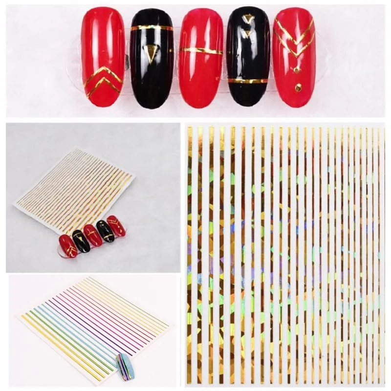 Nail Silver Gold Lines Stripe Sticker 3D Fashion Self Adhesive Metal Color Nail Strip Tape DIY Foil Tips Nail Sticker Decals
Nail Silver Gold Lines Stripe Sticker 3D Fashion Self Adhesive Metal Color Nail Strip Tape DIY Foil Tips Nail Sticker Decals