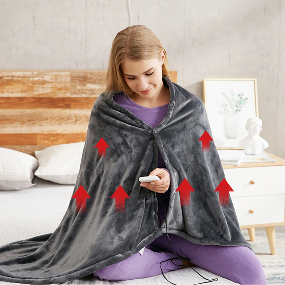Fleece Electric Heating Shawl 3 Heat Settings Electric Heating Blanket Cold-proof Heating Shawl 8 Heated Zones for Winter
Fleece Electric Heating Shawl 3 Heat Settings Electric Heating Blanket Cold-proof Heating Shawl 8 Heated Zones for Winter