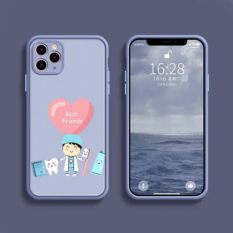Tooth Dentist Phone Case Transparent Matte For IPhone 7 8 11 12 S Mini Pro X XS XR MAX Plus Cover Shell
Tooth Dentist Phone Case Transparent Matte For IPhone 7 8 11 12 S Mini Pro X XS XR MAX Plus Cover Shell