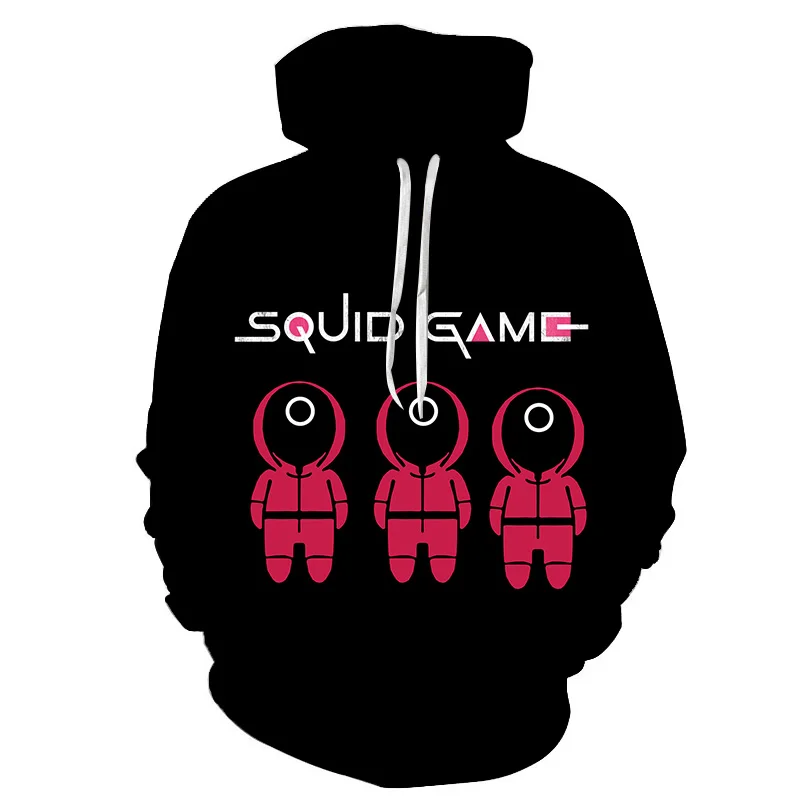 Korean Squid Game Pullover Hoodies Student Long Sleeve Sweatshirt Men Women Clothes Teenager Streetwear Hoodies
Korean Squid Game Pullover Hoodies Student Long Sleeve Sweatshirt Men Women Clothes Teenager Streetwear Hoodies