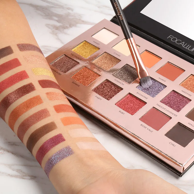 18 Colors Eyeshadow Palette Shimmer Matte Pigment Eye Shadow Cosmetics Mineral Nude Glitter Eyes Makeup Set
18 Colors Eyeshadow Palette Shimmer Matte Pigment Eye Shadow Cosmetics Mineral Nude Glitter Eyes Makeup Set