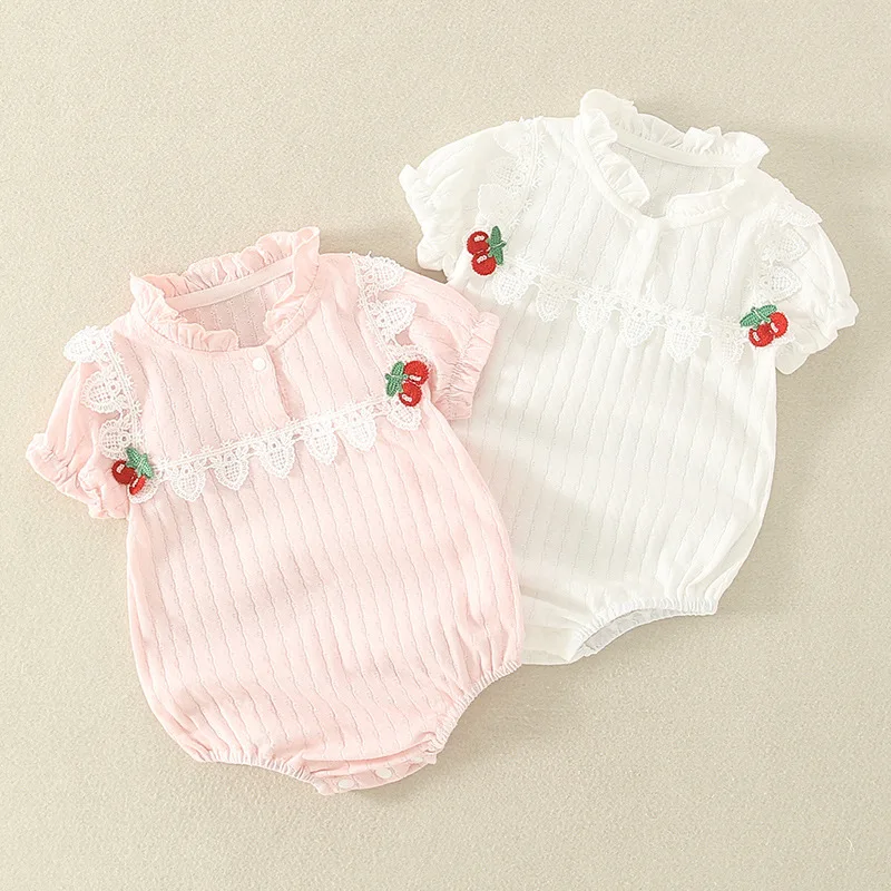 Baby One-Piece Clothes Summer Cute Summer Newborn Thin Short Sleeve Romper Summer Baby Triangle Bag Fart Climbing Clothes
Baby One-Piece Clothes Summer Cute Summer Newborn Thin Short Sleeve Romper Summer Baby Triangle Bag Fart Climbing Clothes