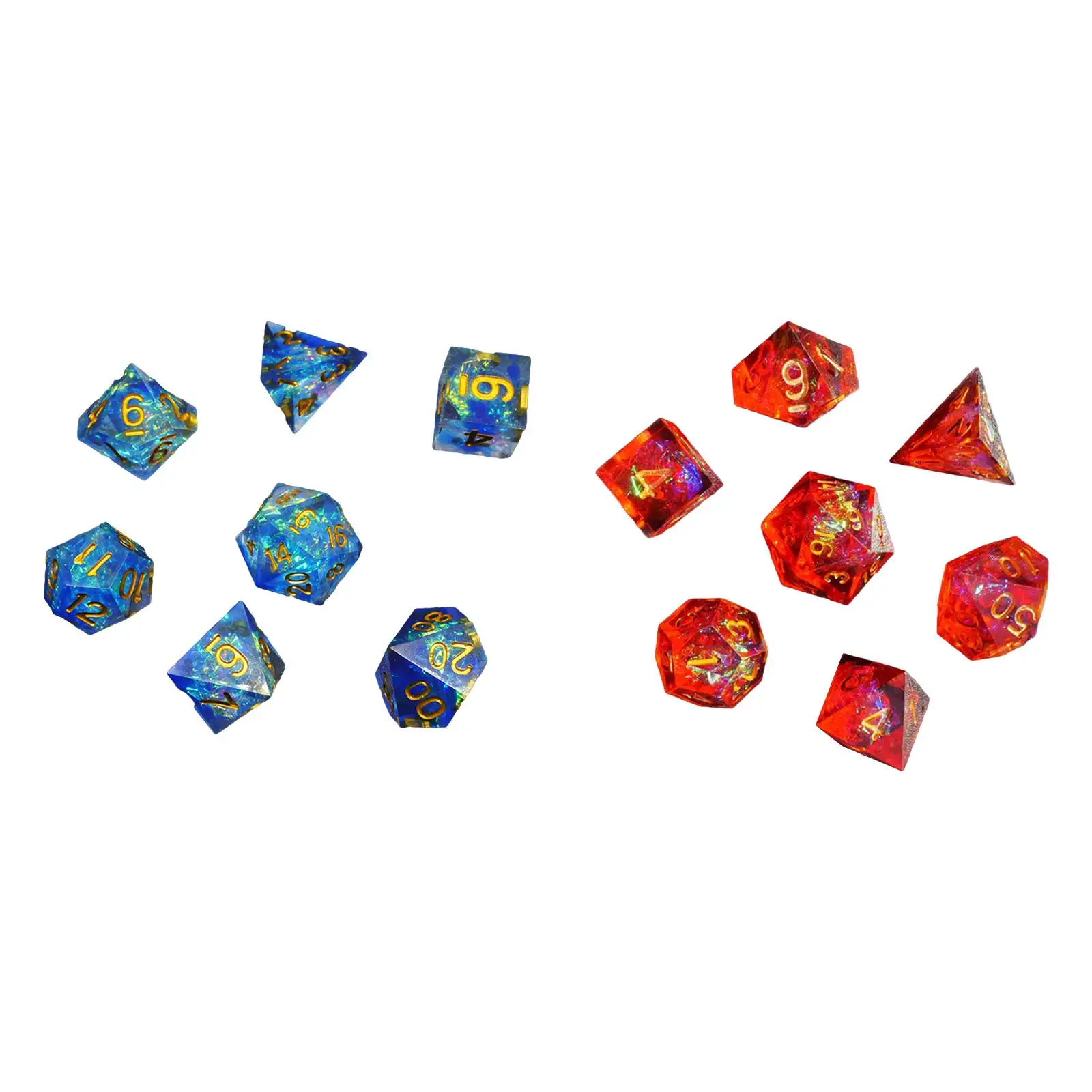 7Pcs Multifaceted Polyhedral Dice Entertainment Toys Table Game Toy for Home Party Game Tabletop Game
7Pcs Multifaceted Polyhedral Dice Entertainment Toys Table Game Toy for Home Party Game Tabletop Game