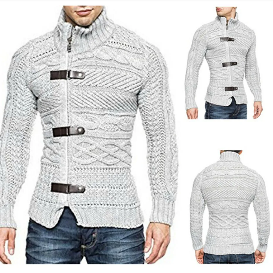 ZOGAA Autumn Winter Mens Sweater Coat Casual Warm Sweater Cardigan Men Solid Turtleneck Slim Fit Knitting Thick Clothes Sweater
ZOGAA Autumn Winter Mens Sweater Coat Casual Warm Sweater Cardigan Men Solid Turtleneck Slim Fit Knitting Thick Clothes Sweater
