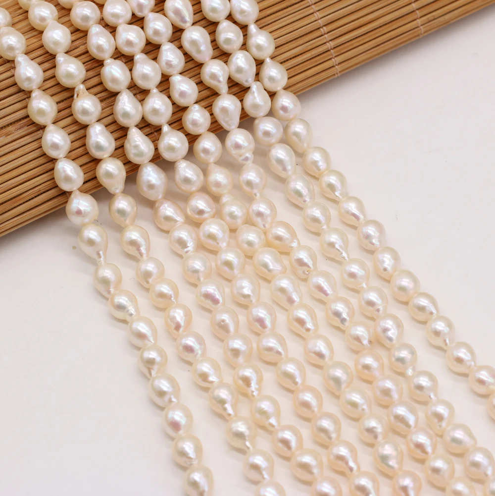 High Quality Natural Freshwater Pearl Beads Irregular Round Drop Shape Making DIY Fashion Charm Bracelet Necklace Jewelry Gift
High Quality Natural Freshwater Pearl Beads Irregular Round Drop Shape Making DIY Fashion Charm Bracelet Necklace Jewelry Gift