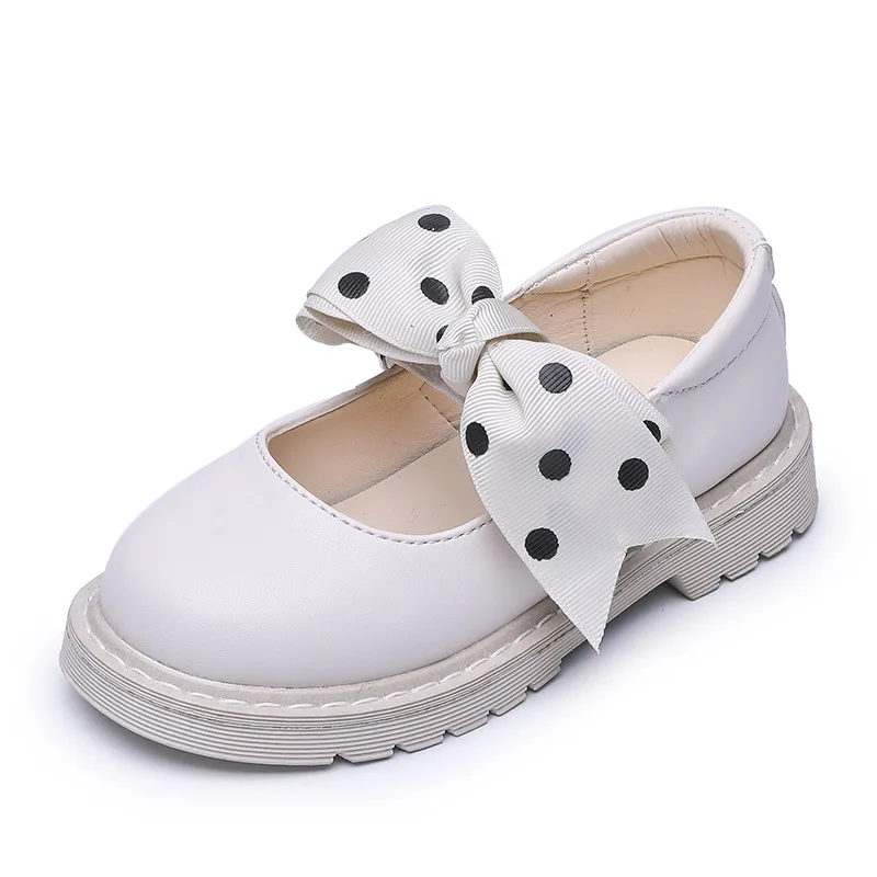 New Girls Pu Leather Performance Shoes Spring Children's Princess Wave Point Bow Single Shoes E745
New Girls Pu Leather Performance Shoes Spring Children's Princess Wave Point Bow Single Shoes E745