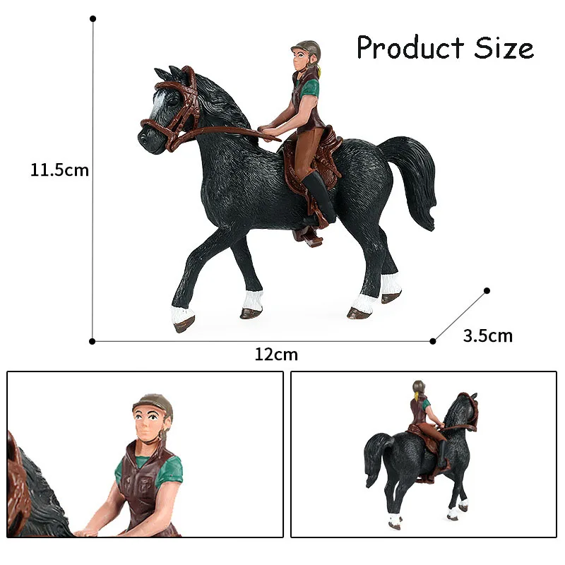 Farm Animal Figures Toy Riding Horse Figurine Horse Rider Action Figures Model Collectible Model Doll For Kids Gifts 
Farm Animal Figures Toy Riding Horse Figurine Horse Rider Action Figures Model Collectible Model Doll For Kids Gifts