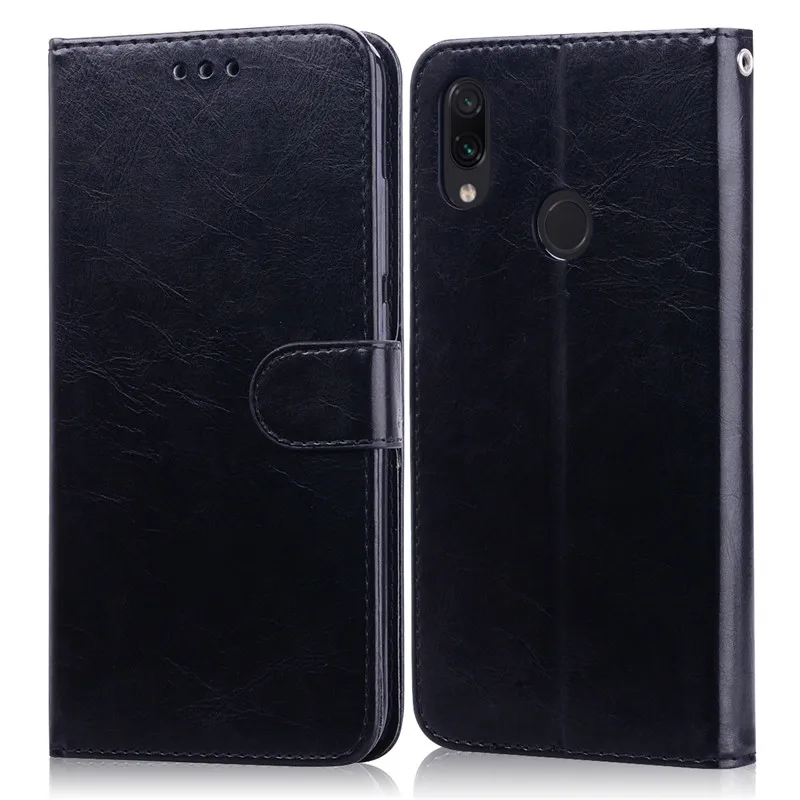 Чехол для Xiaomi Redmi Note 7 чехол книжка из искусственной кожи с бумажником телефона