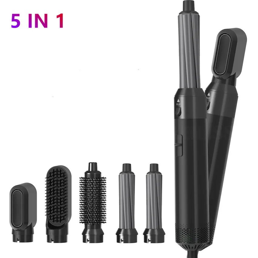 Hair Dryer 5 In 1 Hot Air Brush One-Step Hair Dryer And Volumizer Styler and Dryer Blow Negative Ion Straightener Hair Curler
Hair Dryer 5 In 1 Hot Air Brush One-Step Hair Dryer And Volumizer Styler and Dryer Blow Negative Ion Straightener Hair Curler