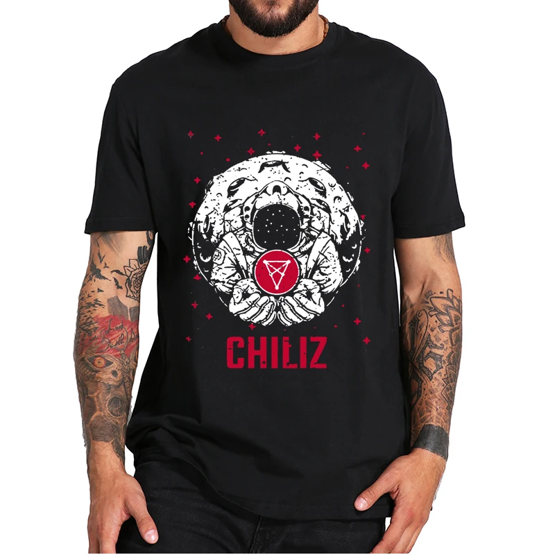 HODL в Chiliz, мы доверяем футболке CHZ, Веер-Токен, необходимая криптовалюта, Повседневная модная футболка, Топы, 100% хлопок, европейский размер
HODL в Chiliz, мы доверяем футболке CHZ, Веер-Токен, необходимая криптовалюта, Повседневная модная футболка, Топы, 100% хлопок, европейский размер