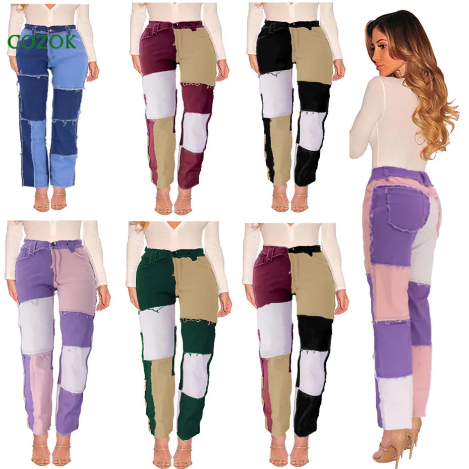 2021 Sexy Jeans for Women Pencil Pants Patchwork High Elastic Fashion New Arrival Street Wear Joining together new jeans
2021 Sexy Jeans for Women Pencil Pants Patchwork High Elastic Fashion New Arrival Street Wear Joining together new jeans