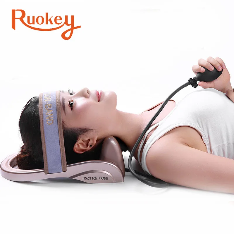 Portable Air Inflatable Neck Brace Device Headache Back Shoulder Pain Cervical Traction Comfortable Neck Massage Relaxation
Portable Air Inflatable Neck Brace Device Headache Back Shoulder Pain Cervical Traction Comfortable Neck Massage Relaxation