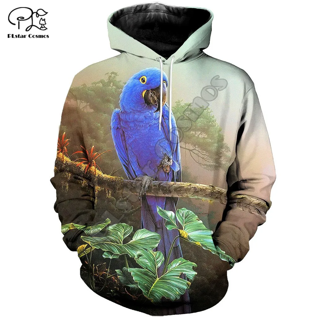 PLstar Cosmos Colorful Parrot 3D Printed Hoodies Casual Men/Women Zipper Hooded Funny Animal Unisex Brand Streetwear Apparel P23
PLstar Cosmos Colorful Parrot 3D Printed Hoodies Casual Men/Women Zipper Hooded Funny Animal Unisex Brand Streetwear Apparel P23