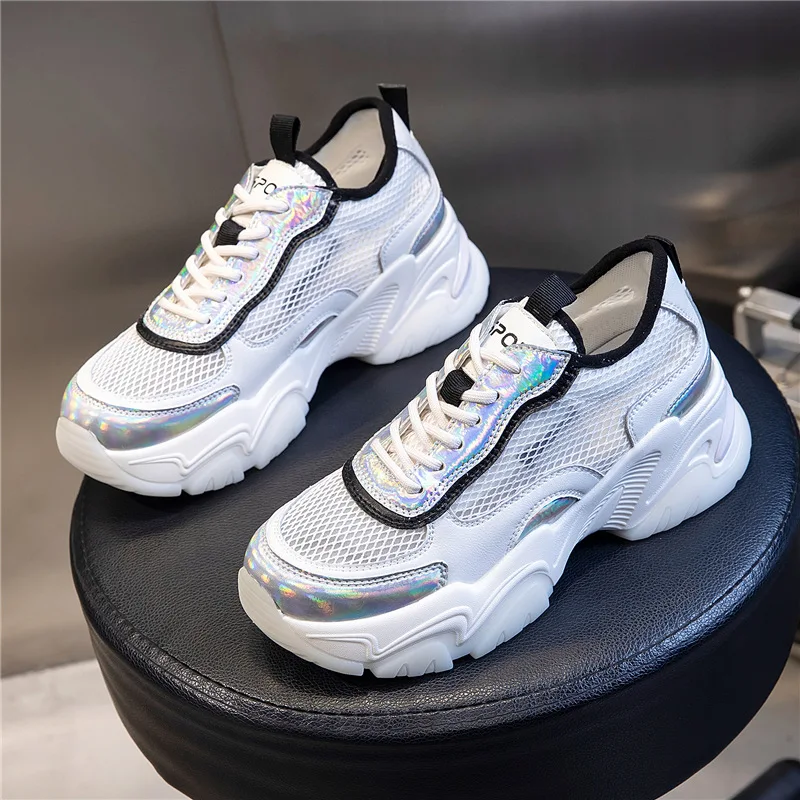 2021 Leather Chunky Sneakers Women's Sports Shoes Woman Fashion Wedges Platform Sneakers Woman Summer Shoes for Women Shoe Heel
2021 Leather Chunky Sneakers Women's Sports Shoes Woman Fashion Wedges Platform Sneakers Woman Summer Shoes for Women Shoe Heel