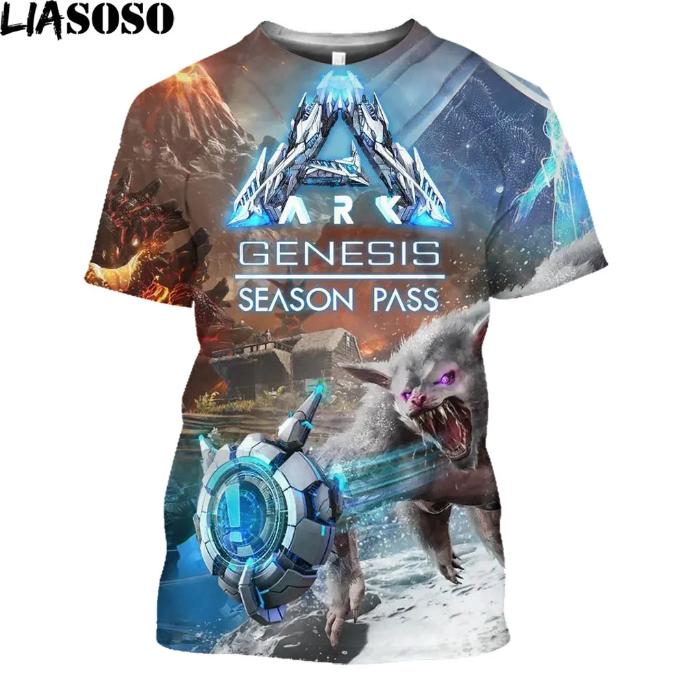 LIASOSO Cool Ark Survival Evolved Tee Shirt Mens 3D Printed Short Sleeves Summer Crew T Shirt Game Fashion Casual Plus Size Tops
LIASOSO Cool Ark Survival Evolved Tee Shirt Mens 3D Printed Short Sleeves Summer Crew T Shirt Game Fashion Casual Plus Size Tops