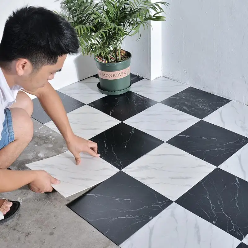 Ground Wallpaper Self-Adhesive Wear-Resistant Marble PVC Household Floor Wall Sticker Kitchen Waterproof Renovation Film 30x30CM
Ground Wallpaper Self-Adhesive Wear-Resistant Marble PVC Household Floor Wall Sticker Kitchen Waterproof Renovation Film 30x30CM