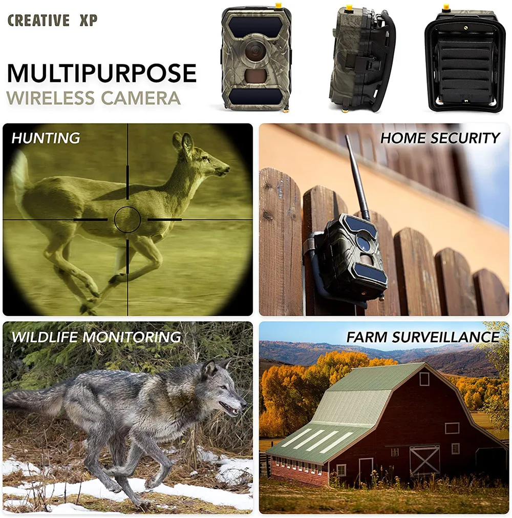 Outdoor 2G MMS SMTP Digital Night Vision Hunting Camera Surveillance1080P HD IR Flash IPX66 Waterproof Wildlife Trap Game Cam
Outdoor 2G MMS SMTP Digital Night Vision Hunting Camera Surveillance1080P HD IR Flash IPX66 Waterproof Wildlife Trap Game Cam