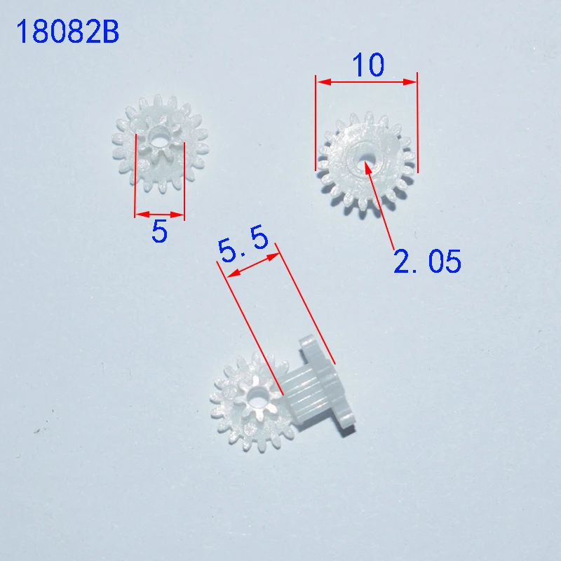 30 шт. 18 + 8T 2 1 мм отверстие пластиковая Шестерня 0 5 м Радиоуправляемый автомобиль