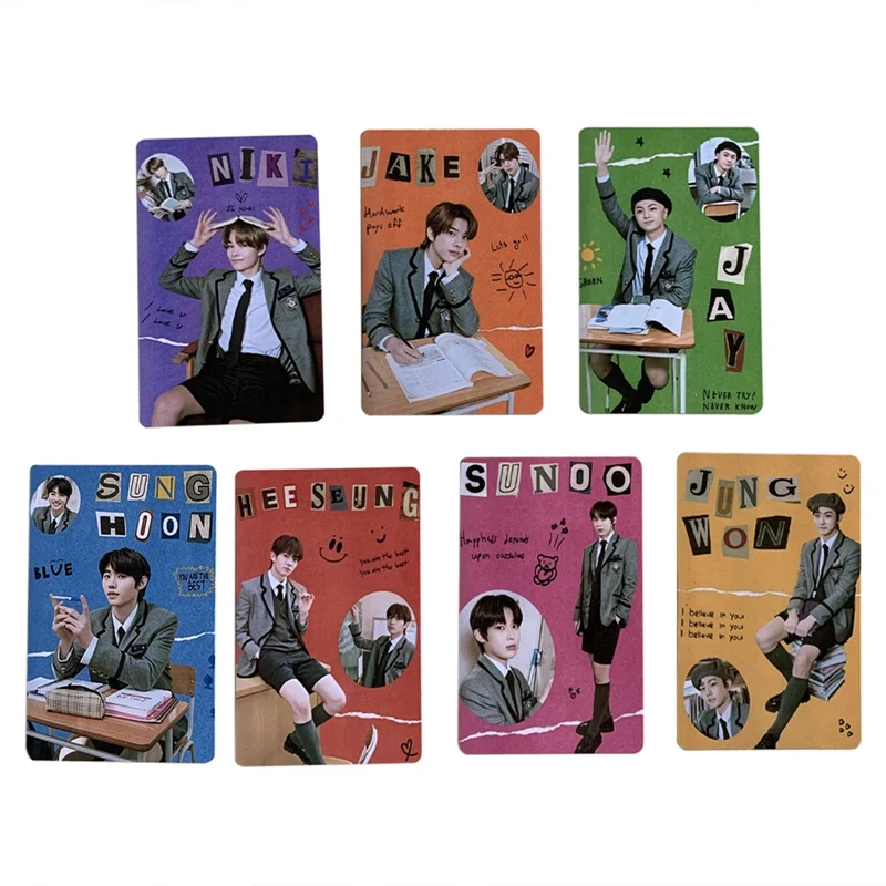 7Pcs/Set KPOP ENHYPEN Photocard Postcard SUNOO NIKI GGU GGU PACKAGE Small Cards For Fans Collection Gifts
7Pcs/Set KPOP ENHYPEN Photocard Postcard SUNOO NIKI GGU GGU PACKAGE Small Cards For Fans Collection Gifts