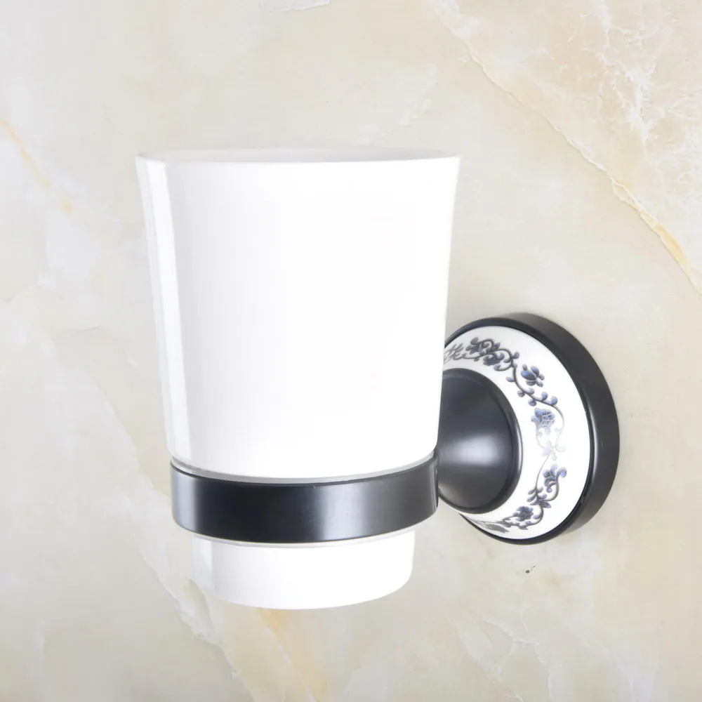 Wall Mounted Black Oil Rubbed Brass Bathroom Toothbrush Holder Set Bathroom Accessory Single Ceramic Cup mba293
Wall Mounted Black Oil Rubbed Brass Bathroom Toothbrush Holder Set Bathroom Accessory Single Ceramic Cup mba293