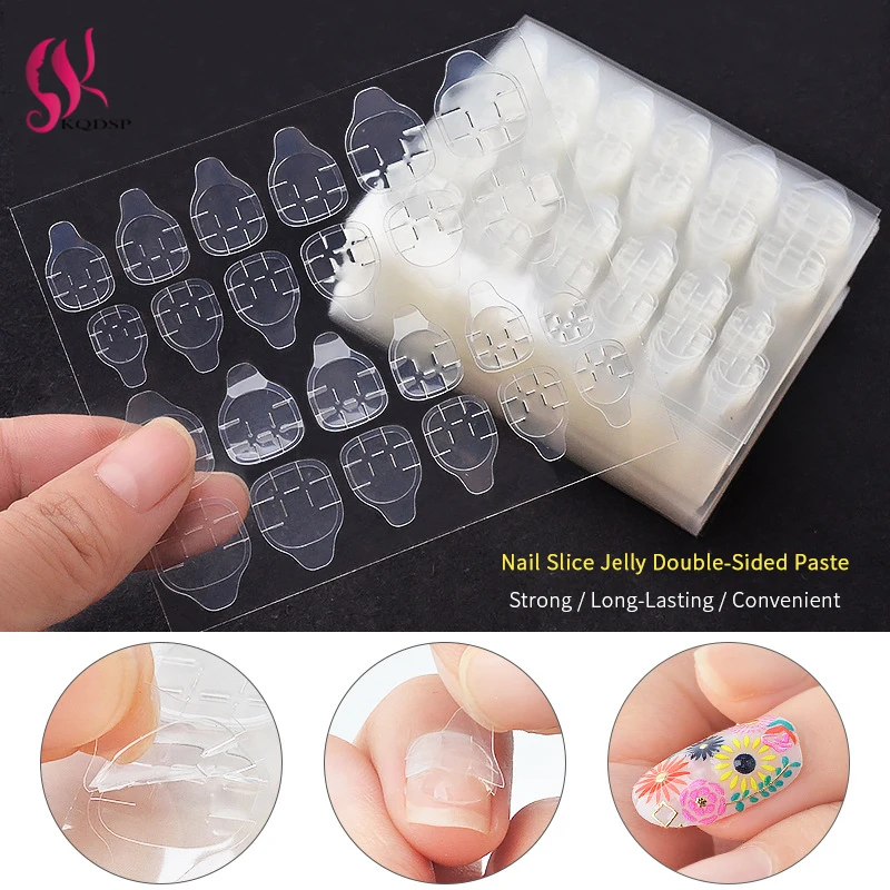 DIY Nail Tips Transparent Double Sided Self Adhesive Jelly Glue Stickers Waterproof False Art Extension Gel Tools Manicure 24Pce 
DIY Nail Tips Transparent Double Sided Self Adhesive Jelly Glue Stickers Waterproof False Art Extension Gel Tools Manicure 24Pce
