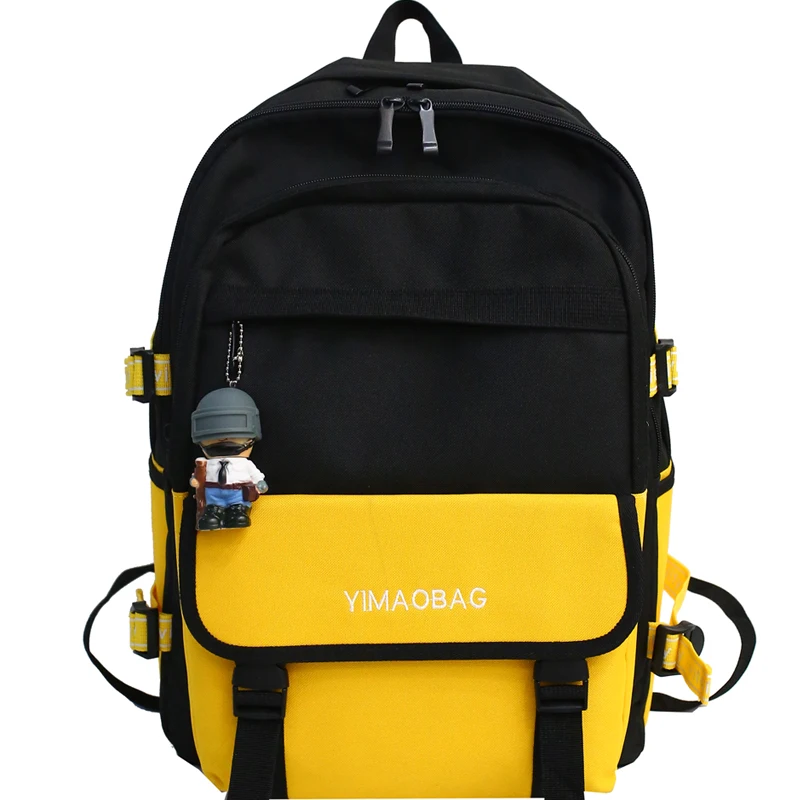Schoolbag Male Female Backpack High Quality Large Capacity Fashion Trend Student Bag Suitable for College School Ins Style 
Schoolbag Male Female Backpack High Quality Large Capacity Fashion Trend Student Bag Suitable for College School Ins Style