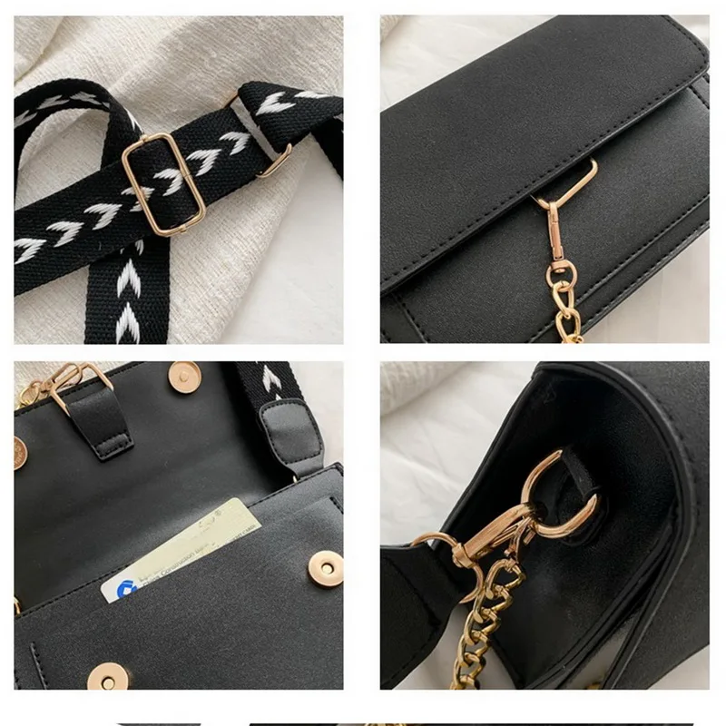New Women's Messenger Bag Fashionable Small Square Shoulder Bags Autumn And Winter Wide Shoulder Strap Ladies Travel Bag 2020
New Women's Messenger Bag Fashionable Small Square Shoulder Bags Autumn And Winter Wide Shoulder Strap Ladies Travel Bag 2020